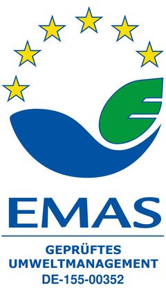 Logo der EMAS Zertifizierung 