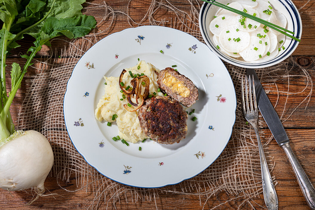 Rezept für Bayerische Fleischpflanzerl