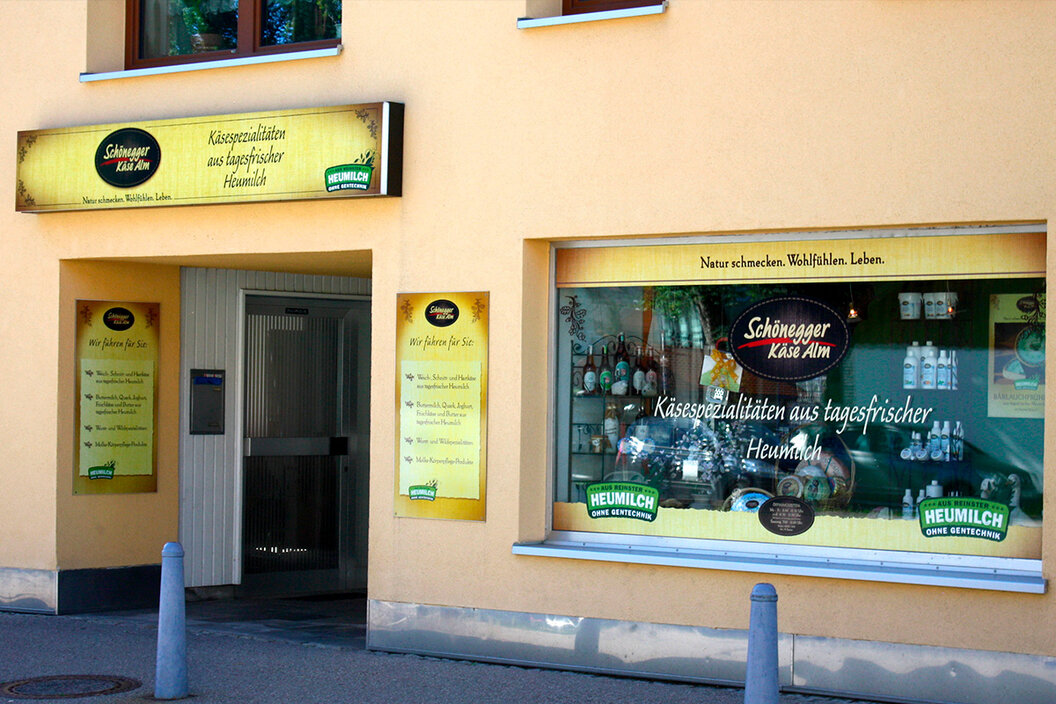 Schönegger Käseverkaufsladen in Buchenberg