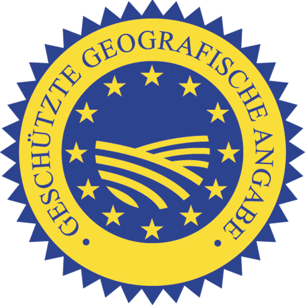 Gütesiegel g.g.A. - geschützte geografische Angabe